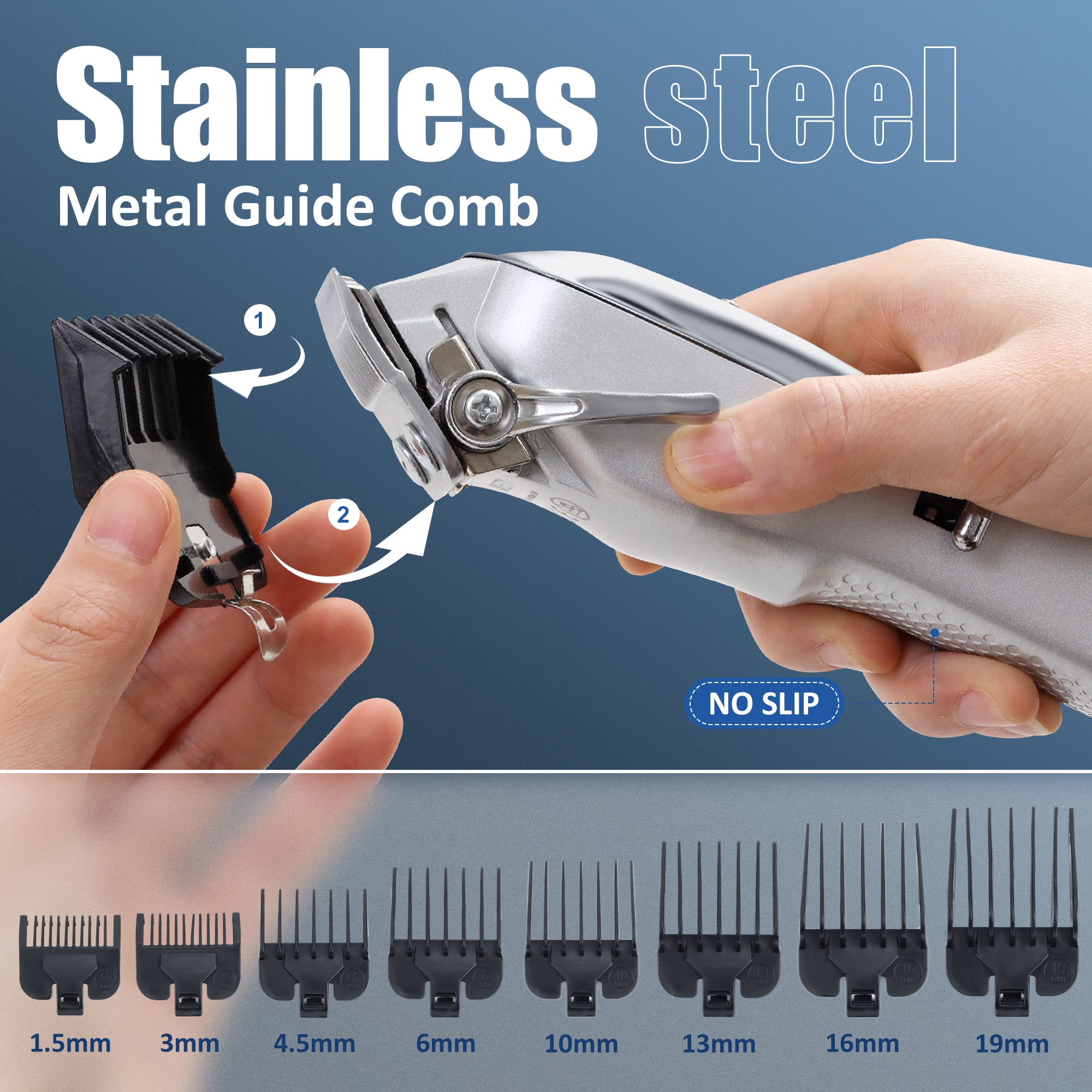 Stainless steel hair clippers sale